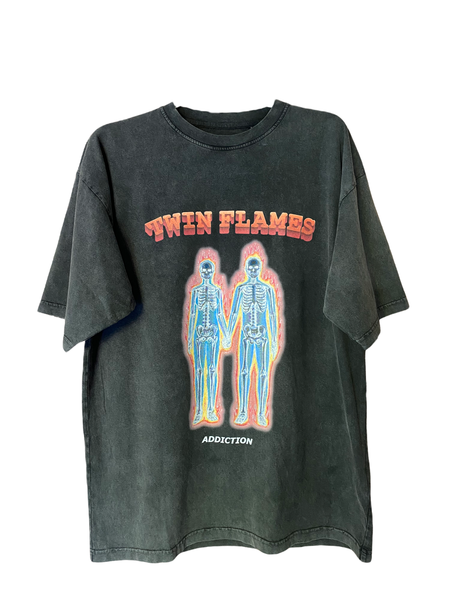 Twin Flames Stonewashed Black